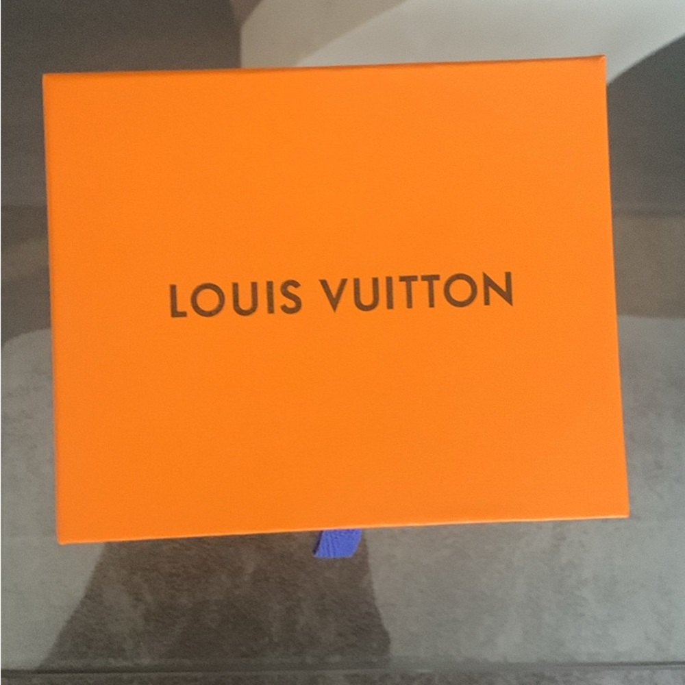Louis Vuitton Orange Box with Monogram Wallet